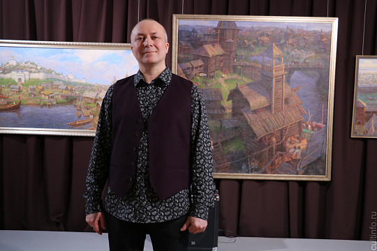 Прогуляться по средневековой и современной Вологде приглашает художник Алексей Смирнов